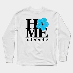 HOME Indialantic Blue Hibiscus Long Sleeve T-Shirt